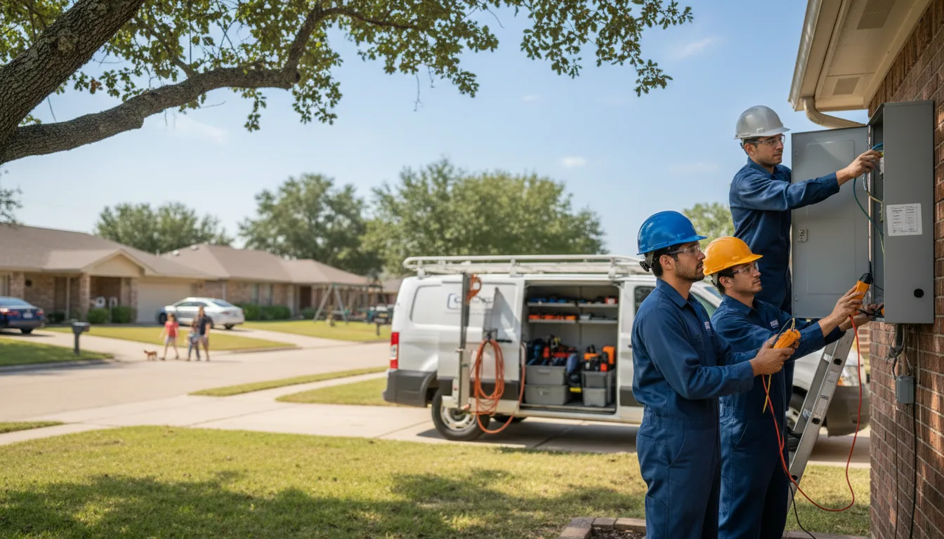 Certified electrician providing emergency electrical services in Coleman, FL